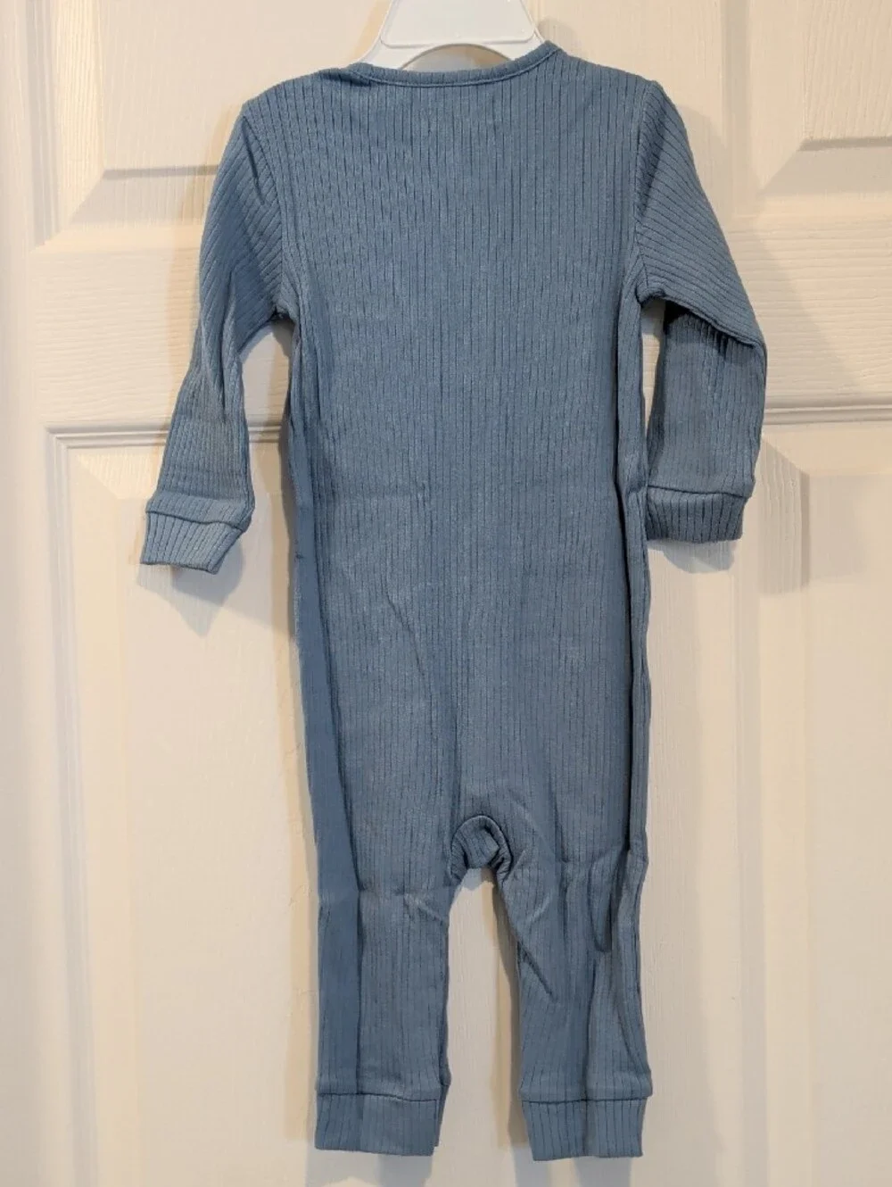 Ralph Lauren Ribbed Blue Button-Front Top Comfortable onesie New with Tags 9 mos